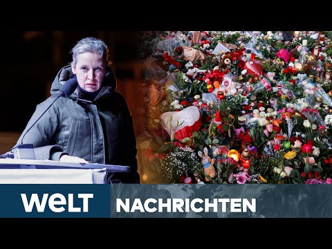 Video Thumbnail: MAGDEBURG: Trauer und Wut! "Abschieben!" AfD-Chefin Weidel als Profiteurin? | WELT Livestream
