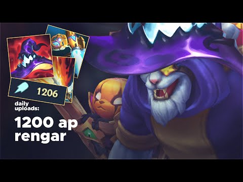 AP RENGAR + YUUMI?! 1200 AP, 1000 MOVE SPEED, 2000 TURRET DAMAGE?!