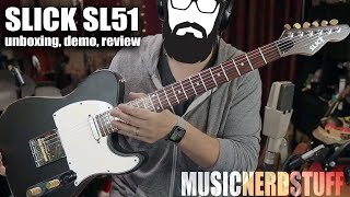 Video thumbnail for SLICK SL51 from Guitarfetish UNBOXING, DEMO, REVIEW! by MusicNerdStuff