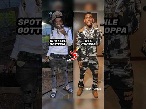 SPOTEMGOTTEM OR NLE CHOPPA? 🥶 DRIP BATTLE 65 💧 #spotemgottem #nlechoppa #streetwearfashion