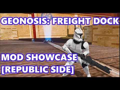 Geonosis: Freight Docks[Republic] (OG Battlefront II) Mod showcase