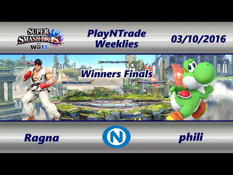PnT 03/10/16 - phili (Yoshi) vs. Ragna (Ryu) - Winners Finals - SSB4