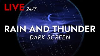 Rain and thunder sound for sleep Sleeping music for deep sleeping, deep sleep music, sleeping music