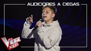 Erik Verdier canta &quot;And I am telling you I&#39;m not going&quot; | Audiciones | La Voz Kids Antena 3 2021