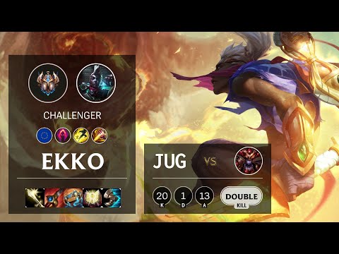 Ekko Jungle vs Shyvana - EUW Challenger Patch 10.15