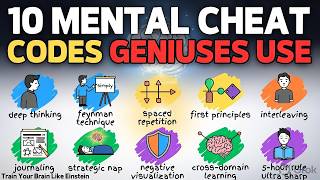 Download lagu 10 Mental Cheat Codes Geniuses Use (Train Your Brain Like Einstein) Part-1😲🤯 mp3