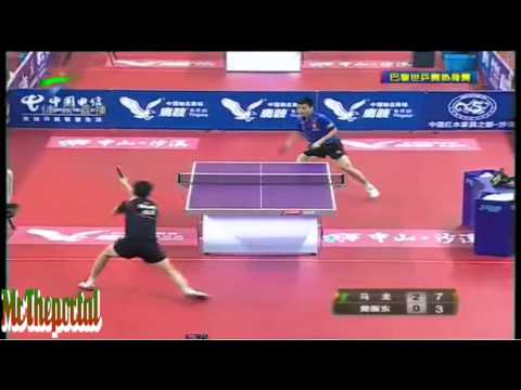 Table Tennis CHINA Warm-Up For WTTC 2013 -- Ma Long Vs Fan Zhendong -