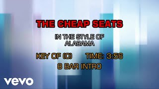 Alabama - The Cheap Seats (Karaoke)