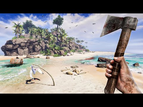 DAY 1 First Look at this GORGEOUS New Island Survival Game...