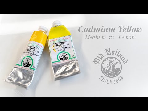 Cadmium Yellow Medium vs Cadmium Yellow Lemon