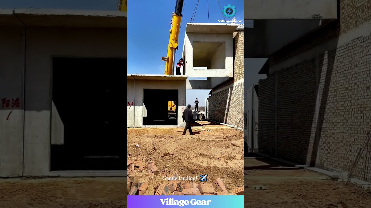 Crane DELIVERS Your New Room! 😂 LEGO House Assembly Unlocked! #prefabhouse #construction #modular