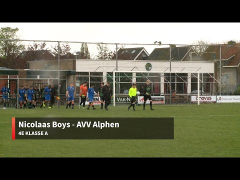 Samenvatting Nicolaas Boys - AVV Alphen (20 april)