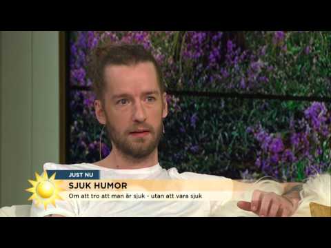 Hypokondri blir humor: Nisse Hallberg har ny föreställning - Nyhetsmorgon (TV4)