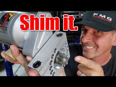 How to install and shim a starter.  New Model.  IMI Hi Torque from Butler Performance