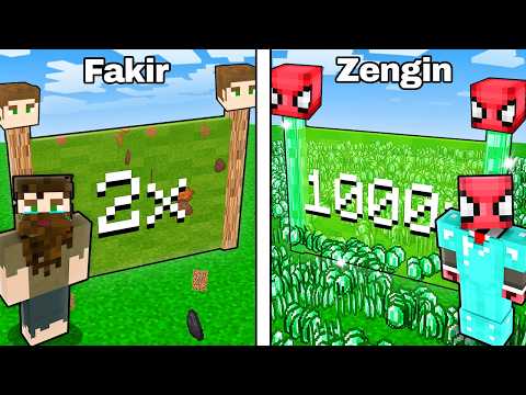 ZENGİN ÇARPAN VS FAKİR ÇARPAN - Minecraft
