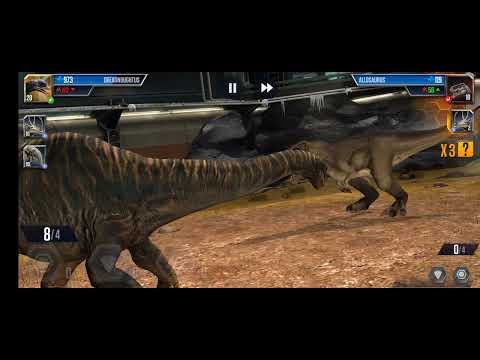 dreadnoughtus,  synthetoceras y deinotherium vs 7 oponentes, Jurassic World the game