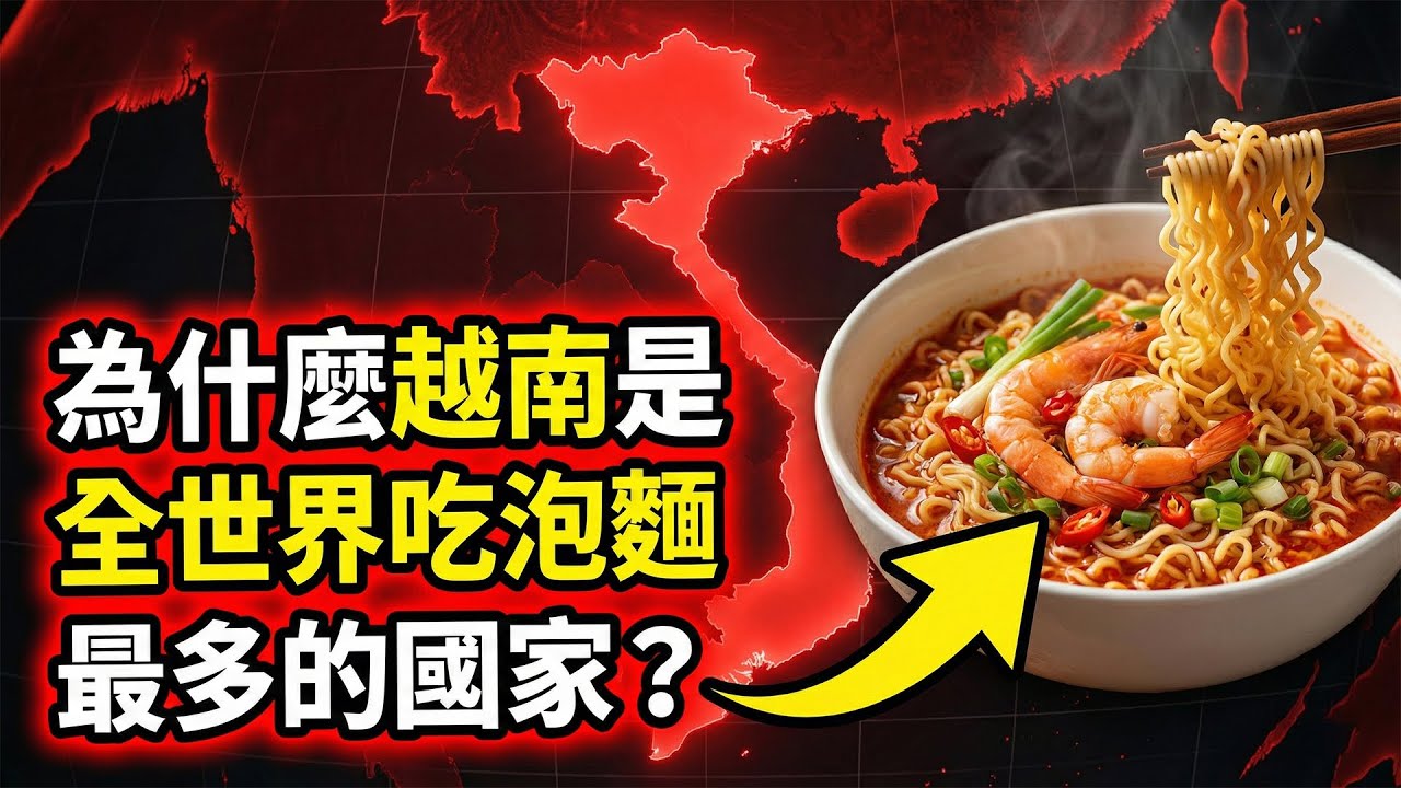 為什麼越南是全世界吃泡麵最多的國家?