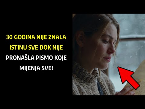 30 GODINA NIJE ZNALA ISTINU — SVE DOK NIJE PRONAŠLA PISMO KOJE MIJENJA SVE!