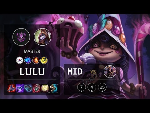 Lulu Mid vs LeBlanc - KR Master Patch 10.6