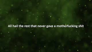 Nothingface - Murder Is Masturbation (lyric video by Aku)