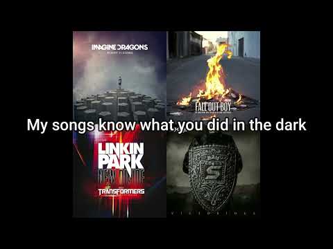 My New Radioactive Lines (Mashup lyrics) ID + FOB + Linkin Park + Skillet (By Daniel Kendall)