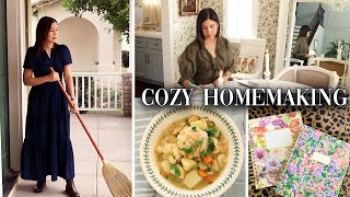 Cozy Fall Prep | Planning, Cooking, Cleaning 🍁
