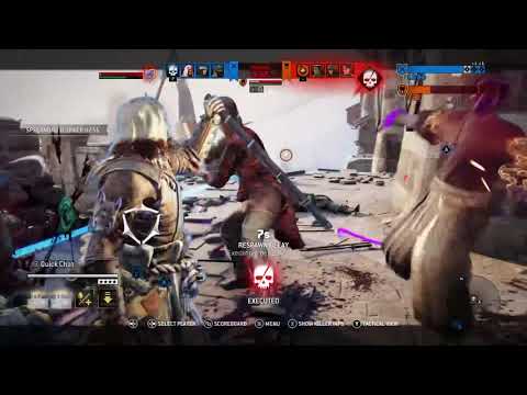 For honor Kyoshin 4th feat quadruple kill!!