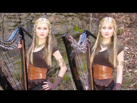 The Rains of Castamere: Game of Thrones (Lannister Song) Harp Twins - Camille and Kennerly