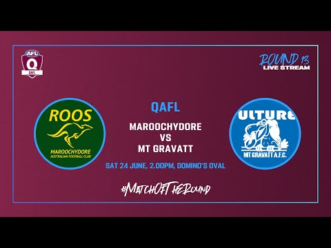 LIVE QAFL ROUND 13 - Maroochydore v Mt Gravatt