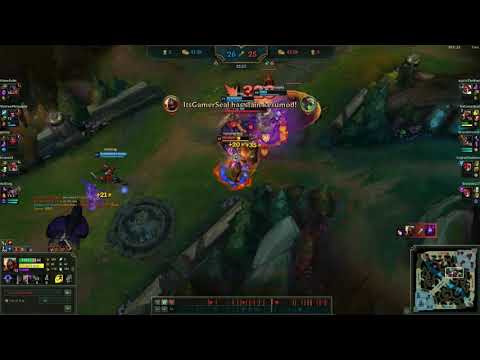 1v5 pentakill with zed