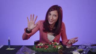 CUM SE FACEM O PICTURA DECORATIVA CU MUSCHI DE PAMANT 