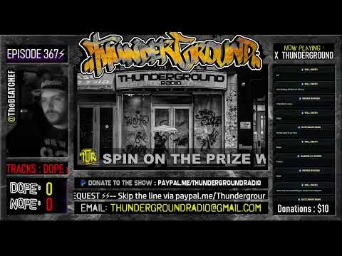 INDY HIPHOP SHOW - ThunderGround Radio #367  - SUBMIT YOUR MUSIC!