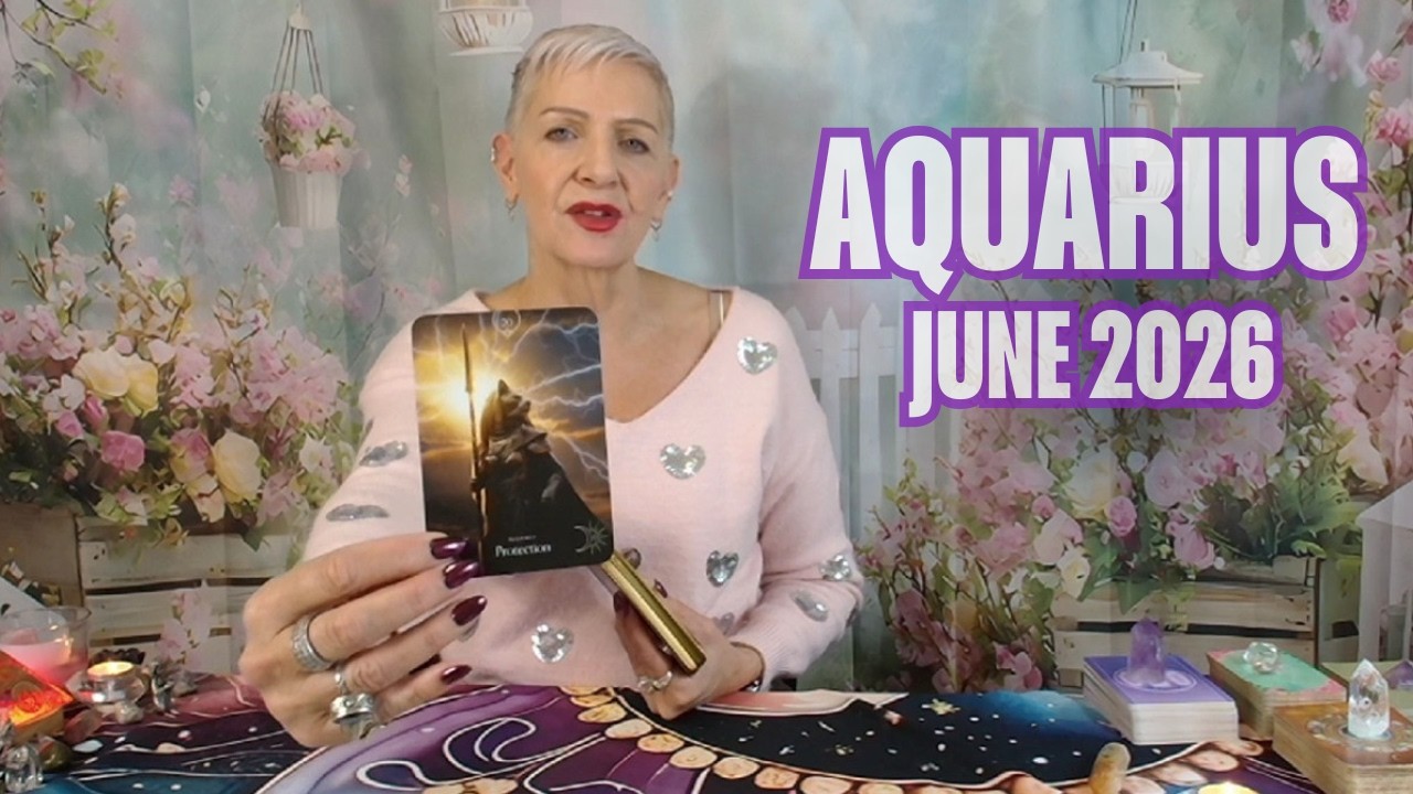 AQUARIUS JUNE 2026 Break the Shackles of Silence and Over Giving - Time to Set Your Soul Free