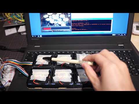 ESP32 BLE MIDI Pad Prototype