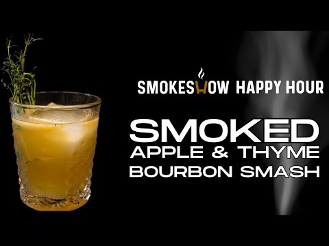 Smoked Apple Thyme Bourbon Smash Recipe