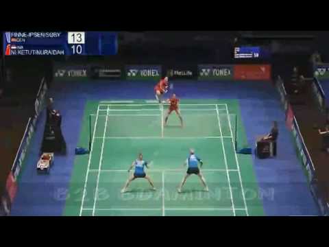 2017 Yonex All England Open R32 WD IPSEN Rikke SoBY vs NI KETUT NURAIDAH
