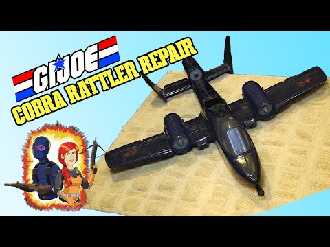 G.I. Joe Cobra Rattler Repair - Hasbro 1984 ARAH