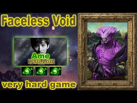 PSG.LGD Ame - Faceless Void - Buys a refresher orb. Very hard game