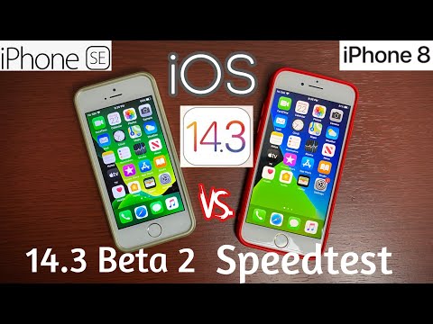 iOS 14.3 Beta 2 Speedtest! iPhone SE (1st Gen) vs. iPhone 8!