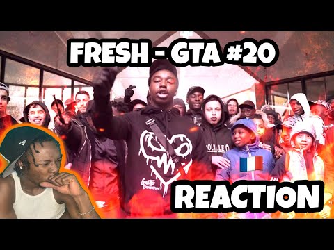 AMERICAN REACTS TO FRENCH DRILL RAP! FRESH LADOUILLE - GTA #20
