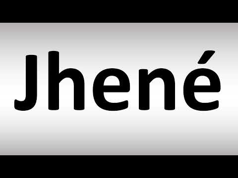 How to Pronounce Jhené