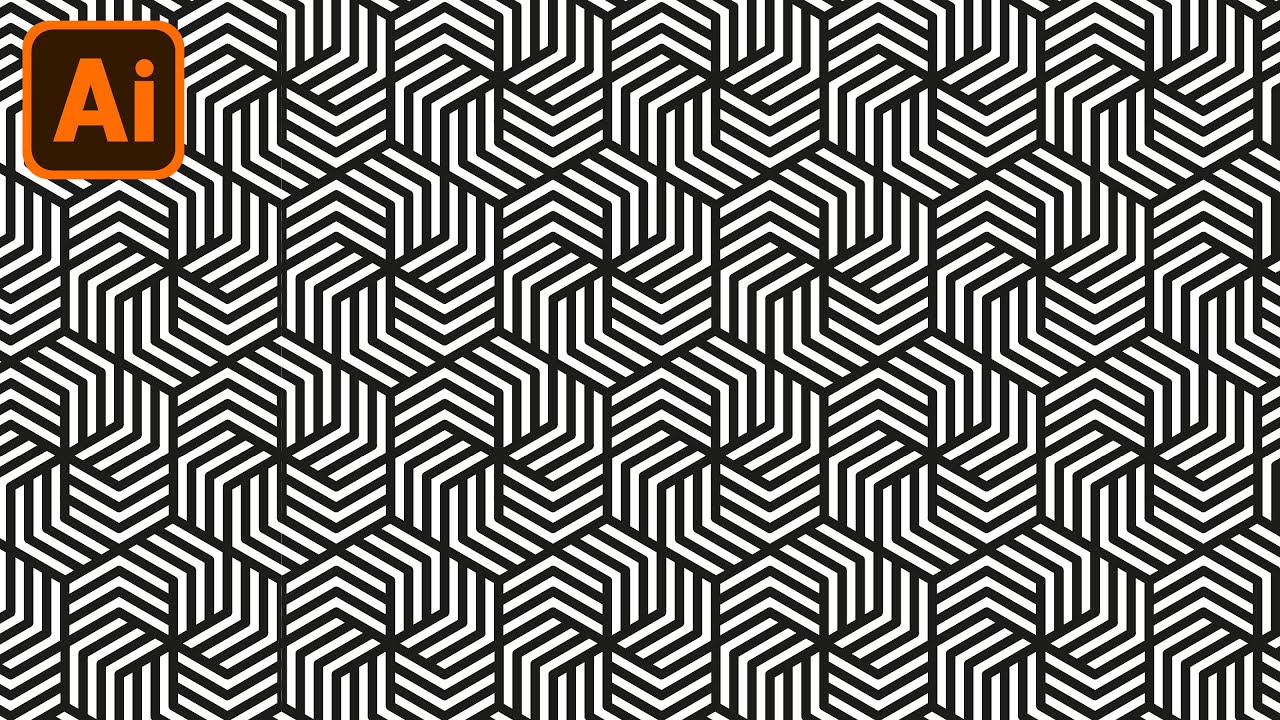 Create Hexagon Pattern | Adobe Illustrator CC Tutorial