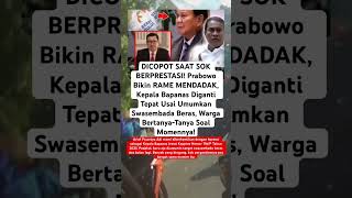 Download lagu Prabowo Bikin Gemp@r! Kepala Bapanas Dicopot Tepat Usai Umumkan Swasembada #shorts #viralvideo mp3