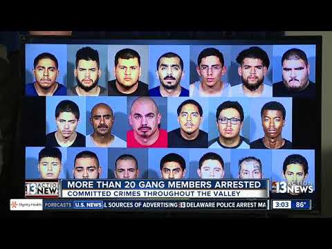 Multiple gang members indicted, arrested