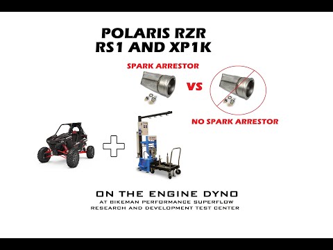 SEE HOW MUCH POWER WILL YOU GAIN BY REMOVING THE SPARK ARRESTOR ON POLARIS RZR RS1 AND XP1K?