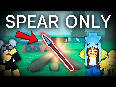 Can You Save ALL 4 Kids Using ONLY a SPEAR? 99 Nights in the Forest