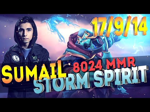 SumaiL на МИД - Storm Spirit НЕРЕАЛЬНО ЗАТАЩИЛ КАТКУ НА 8000 MMR DOTA 2