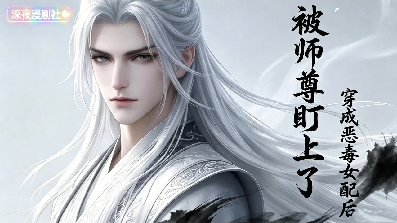 🌙【深夜漫劇】《穿越恶毒女配》完结篇｜恶毒女配的苏婉婉绑定剧情任务系统，被迫帮男女主牵线，却在栽赃女主偷丹时被白发师尊当场识破，反被师尊叫去青霜殿问话，开启了和师尊的另类相处日常。 #動畫#深夜漫剧社