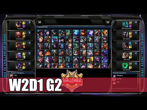 [no cast] Overclockers UK vs Dignitas EU | S5 EUCS Summer 2015 Week 2 Day 1 | OUK vs DEU W2D1 G1