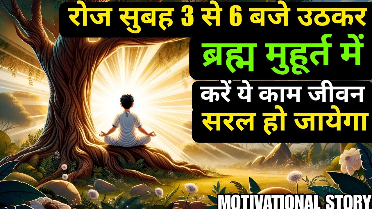 रोज सुबह 3 से 6 बजे उठकर ब्रह्म मुहूर्त में करें ये काम। जीवन सरल हो जायेगा#meditation